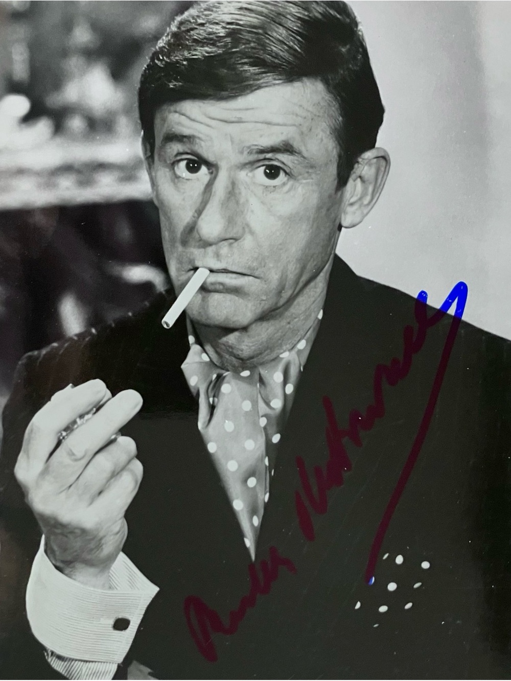 RODDY McDOWALL (d.1998) Signed VINTAGE Publicity Photo / PLANET OF THE APES